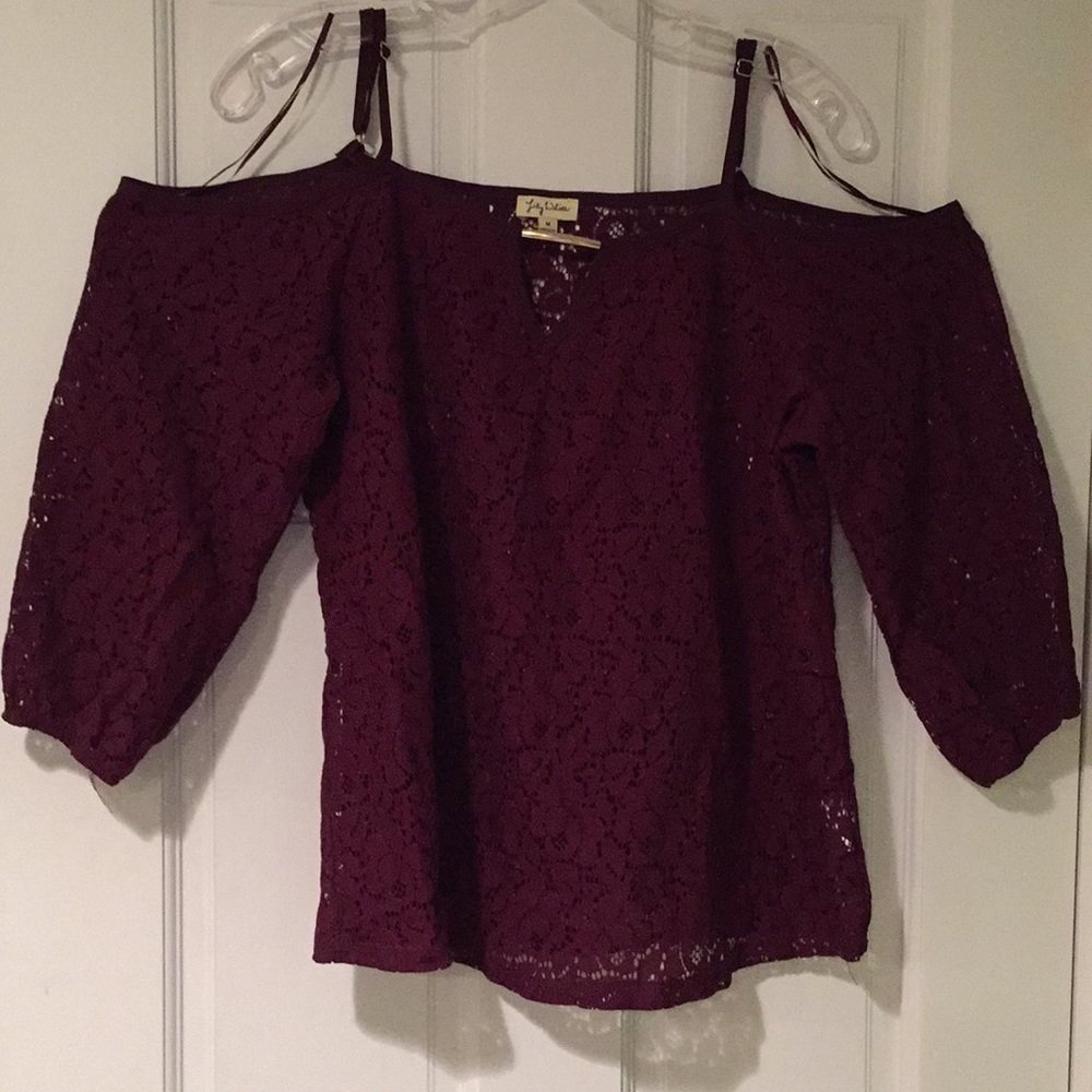 Lily White Eyelet Top